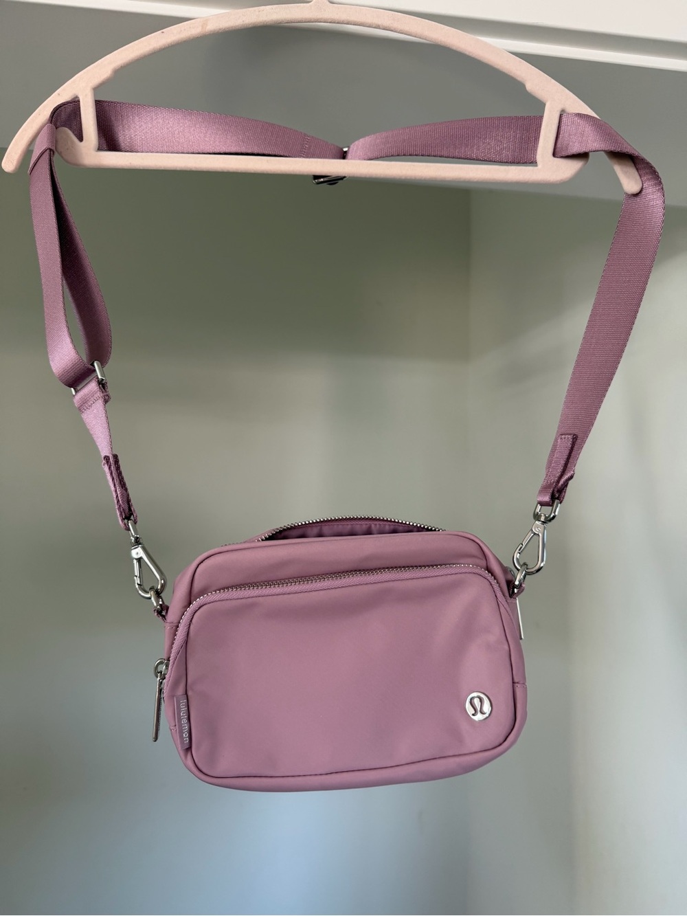 lululemon athletica Mauve Crossbody Bag with Adjustable Strap
